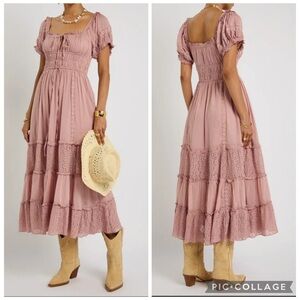 Free People Pink Maxi Dress